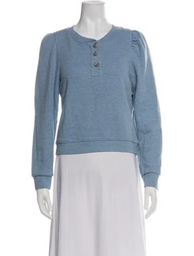 Pre-owned Ulla Johnson Crew Neck Long Sleeve Sweatshirt In Multi