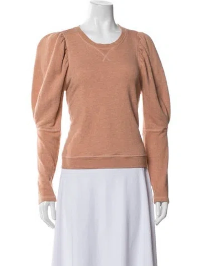 Pre-owned Ulla Johnson Crew Neck Long Sleeve Sweatshirt In Neutral
