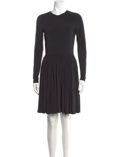 Pre-owned Ulla Johnson Crew Neck Mini Dress W/ Tags In Black