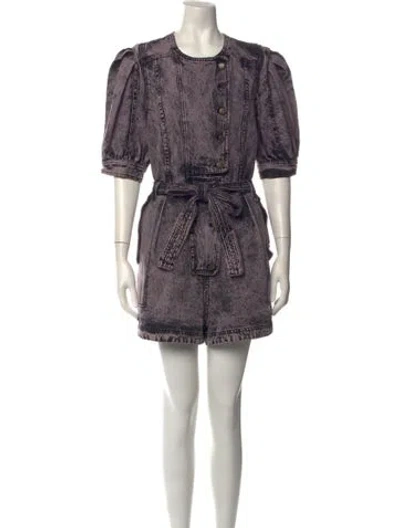 Pre-owned Ulla Johnson Crew Neck Romper In Pink