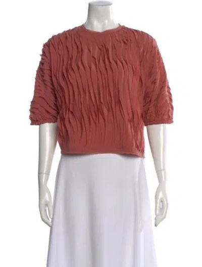 Pre-owned Ulla Johnson Crew Neck Short Sleeve Top W/ Tags