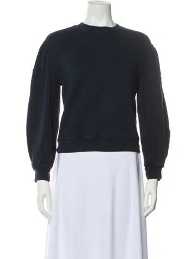 Pre-owned Ulla Johnson Crew Neck Sweater In Black