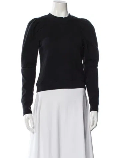 Pre-owned Ulla Johnson Crew Neck Sweater In Black