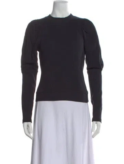 Pre-owned Ulla Johnson Crew Neck Sweater In Black