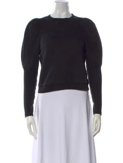 Pre-owned Ulla Johnson Crew Neck Sweater In Black