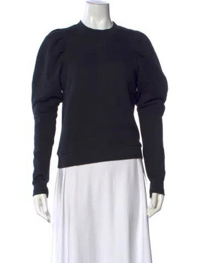 Pre-owned Ulla Johnson Crew Neck Sweater In Black
