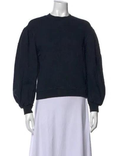 Pre-owned Ulla Johnson Crew Neck Sweater In Black