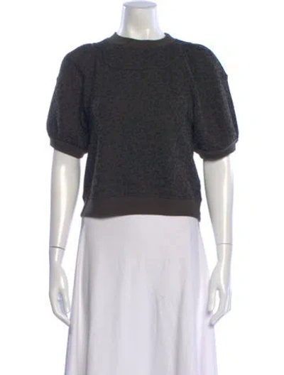 Pre-owned Ulla Johnson Crew Neck Sweater In Gray