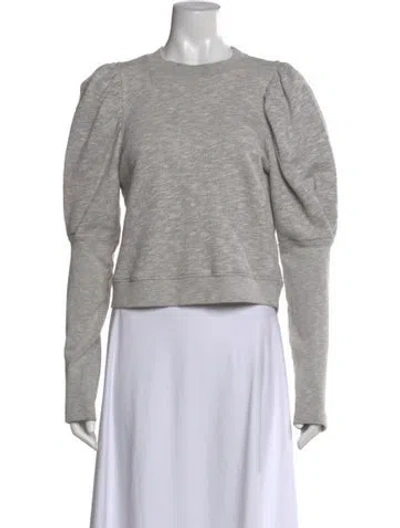 Pre-owned Ulla Johnson Crew Neck Sweater In Gray