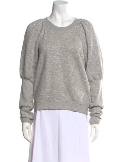 Pre-owned Ulla Johnson Crew Neck Sweater In Gray