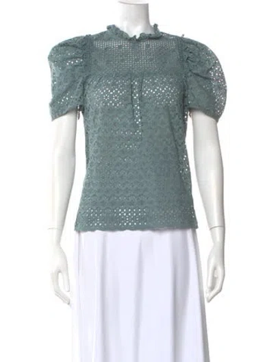 Pre-owned Ulla Johnson Crew Neck Sweater In Green