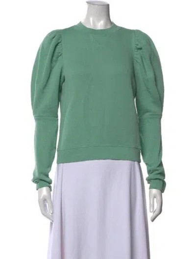 Pre-owned Ulla Johnson Crew Neck Sweater In Green