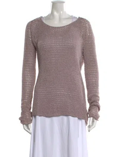 Pre-owned Ulla Johnson Crew Neck Sweater In Grey