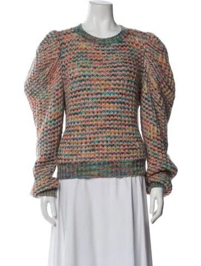 Pre-owned Ulla Johnson Crew Neck Sweater In Multi