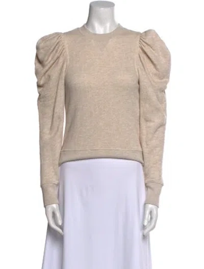 Pre-owned Ulla Johnson Crew Neck Sweater In Neutral