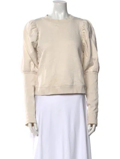 Pre-owned Ulla Johnson Crew Neck Sweater In Neutral