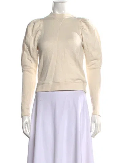 Pre-owned Ulla Johnson Crew Neck Sweater In Neutral