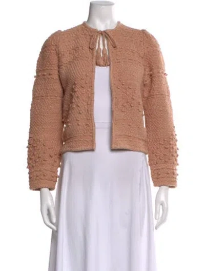 Pre-owned Ulla Johnson Crew Neck Sweater In Neutral