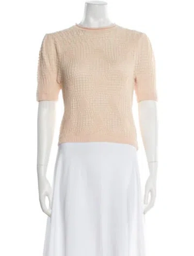 Pre-owned Ulla Johnson Crew Neck Sweater In Neutral