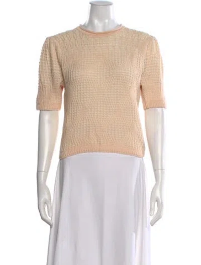 Pre-owned Ulla Johnson Crew Neck Sweater In Neutral