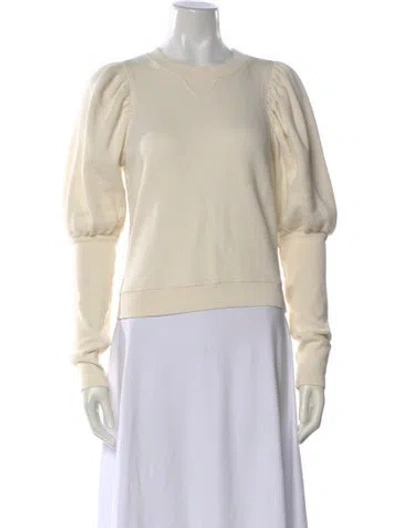 Pre-owned Ulla Johnson Crew Neck Sweater In Neutral