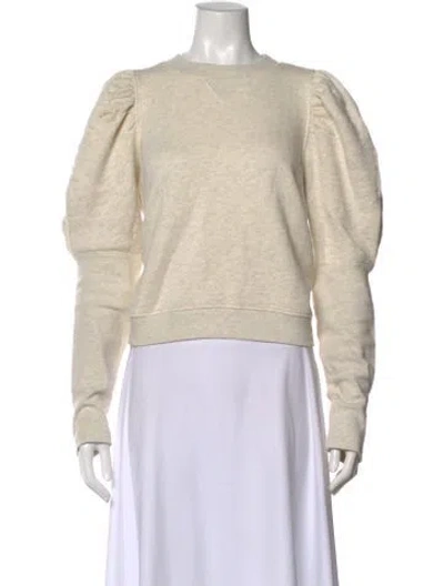 Pre-owned Ulla Johnson Crew Neck Sweater In Neutral