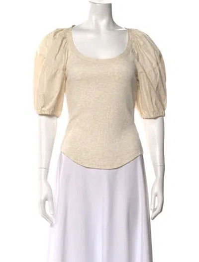 Pre-owned Ulla Johnson Crew Neck Sweater In Neutrals