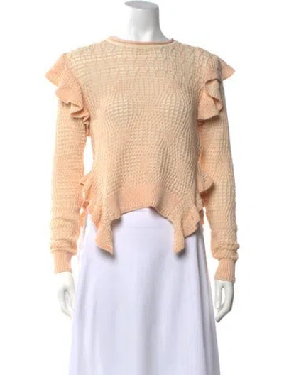 Pre-owned Ulla Johnson Crew Neck Sweater In Neutrals