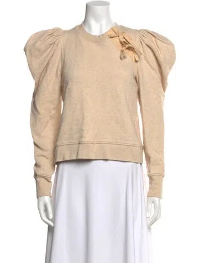 Pre-owned Ulla Johnson Crew Neck Sweater In Neutrals