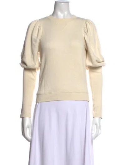 Pre-owned Ulla Johnson Crew Neck Sweater In Neutrals