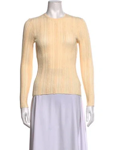Pre-owned Ulla Johnson Crew Neck Sweater In Neutrals