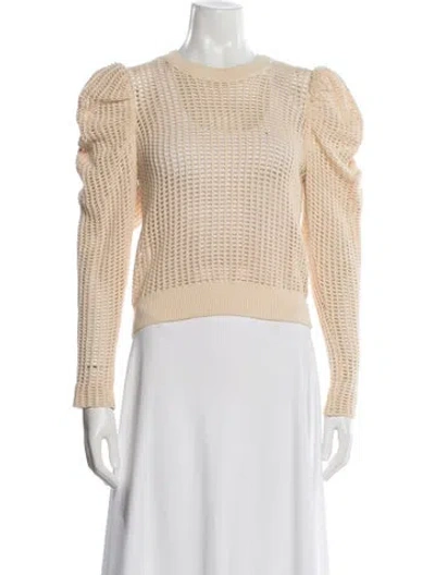 Pre-owned Ulla Johnson Crew Neck Sweater In Neutrals
