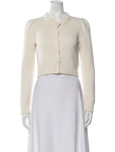 Pre-owned Ulla Johnson Crew Neck Sweater In Neutrals