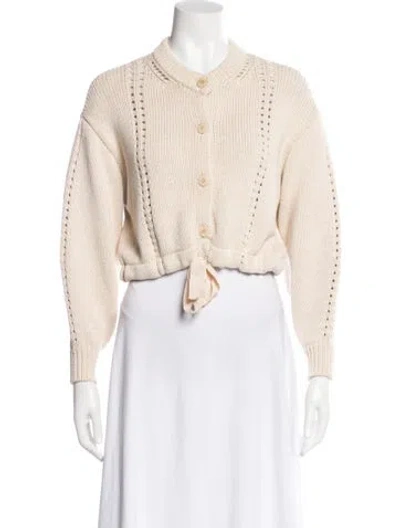 Pre-owned Ulla Johnson Crew Neck Sweater In Pink