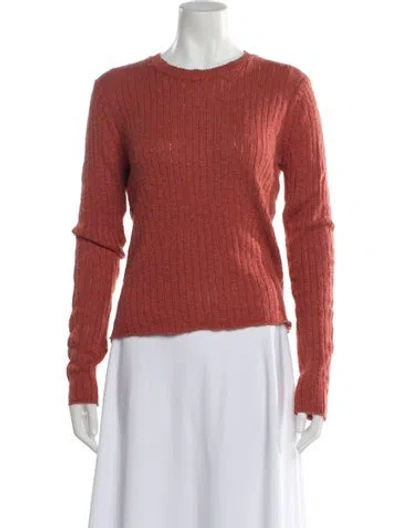 Pre-owned Ulla Johnson Crew Neck Sweater In Pink
