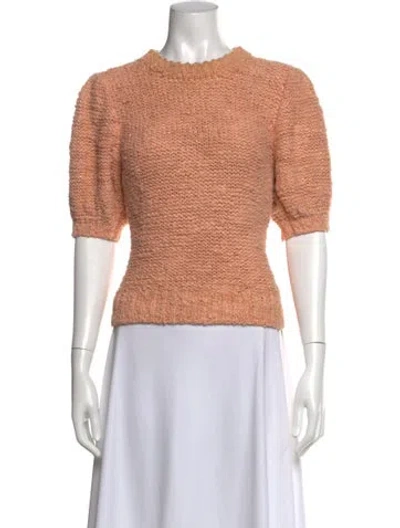 Pre-owned Ulla Johnson Crew Neck Sweater In Pink