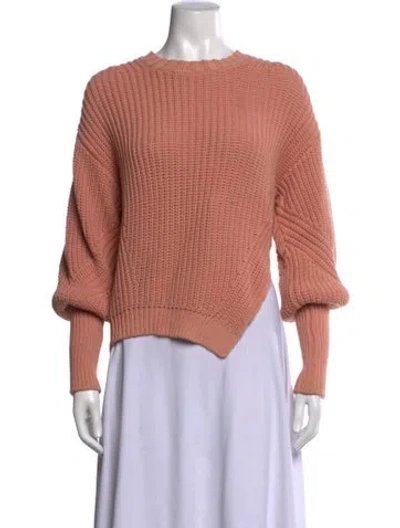 Pre-owned Ulla Johnson Crew Neck Sweater In Pink