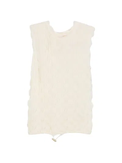 Ulla Johnson Crew-neck Top In Neutral