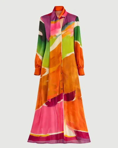 Ulla Johnson Critique Silk Dress In Multi