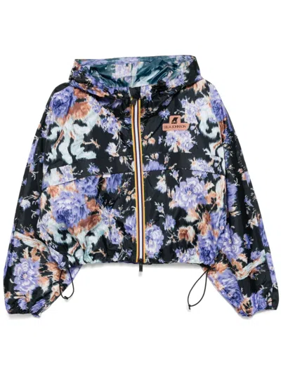 Ulla Johnson X K-way Cropeley Jacket In Iris