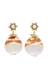 Ulla Johnson Crystal-embellished Drop Earrings In Multi