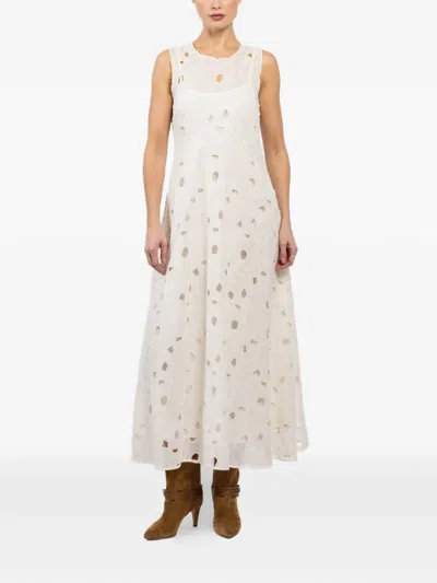 Ulla Johnson Cut-out Dress In White