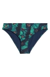 Ulla Johnson Dani Printed Bikini Briefs In Oasis
