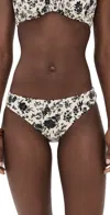 Ulla Johnson Dani Mid Rise Bikini Bottoms White Gardenia In Neutral