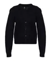 Ulla Johnson Delphina Long Sleeve Cardigan In Black