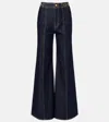 Ulla Johnson Delphine Wide-leg Jeans In Blue
