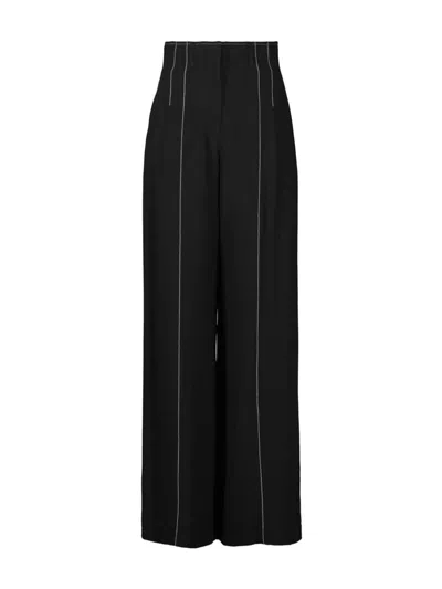 Ulla Johnson Delvine Palazzo Pants In Black