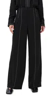Ulla Johnson Delvine Pants Noir In Noir