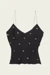Ulla Johnson Demi Blouse In Noir