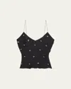 Ulla Johnson Demi Blouse In Noir In Noir